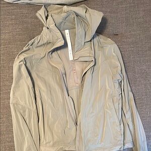 Lululemon Athletica Beige Hooded Jacket